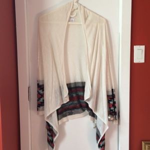 Pretty waterfall cardigan Aztec print size L